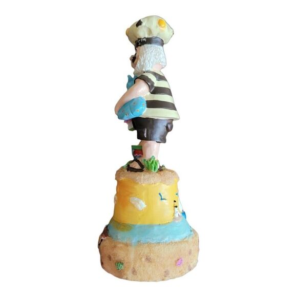Hersheys Chocolate Collectible Kurt Adler Figurine Bell Summer Beach Ocean 2000 - Picture 4 of 5